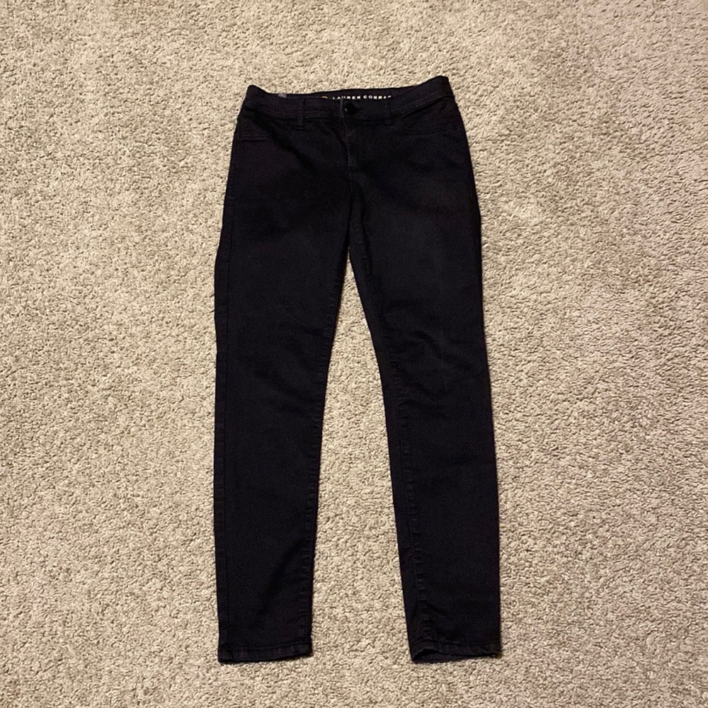 Lauren Conrad black jeggings size 6